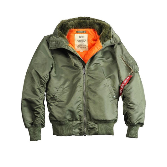 MA-1 Hooded - sage green