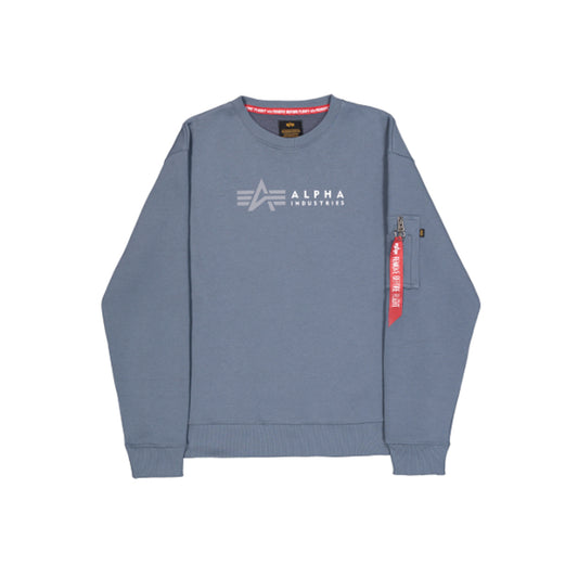 Alpha Label Sweater - denim blue