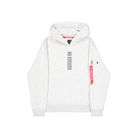 Alpha PP Hoodie - pastel grey melange