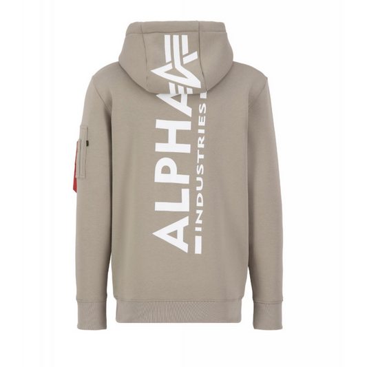 Back Print Hoody - vintage sand