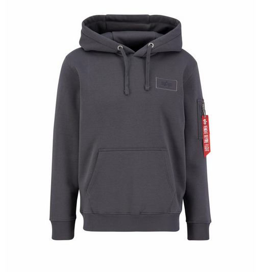 Back Print Hoody - vintage grey