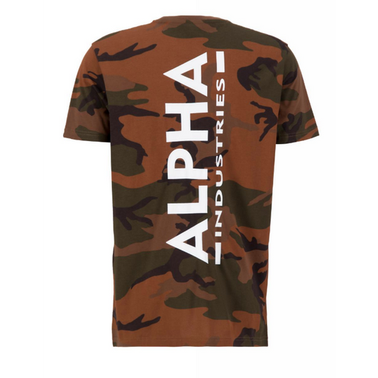 Backprint T Camo - burned camo