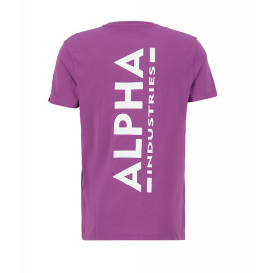 Backprint T - dark magenta