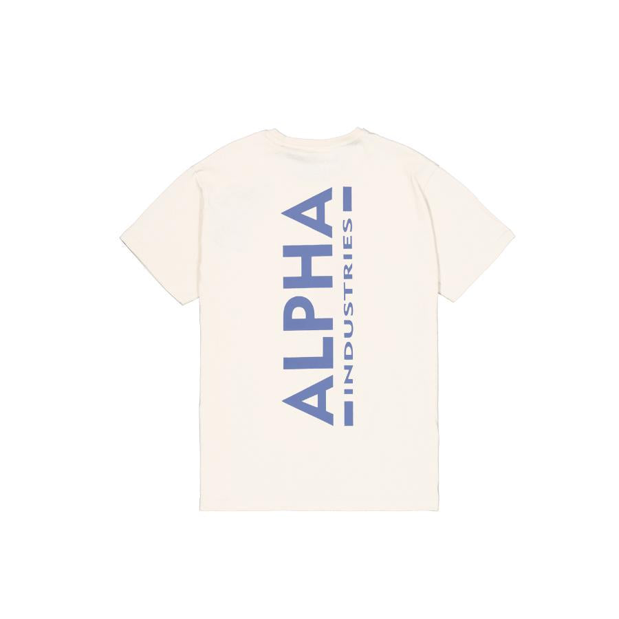 Backprint T - vintage white