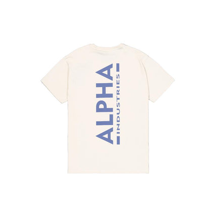 Backprint T - vintage white