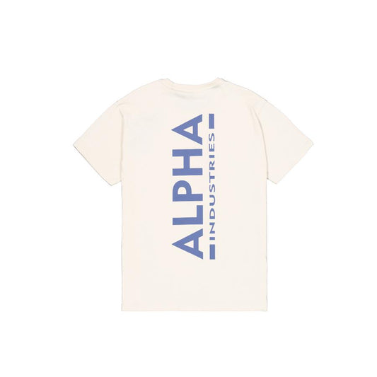Backprint T - vintage white