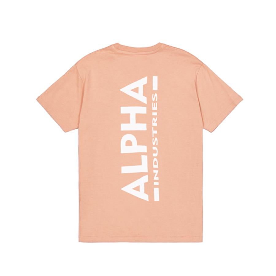 Backprint T - dusty coral