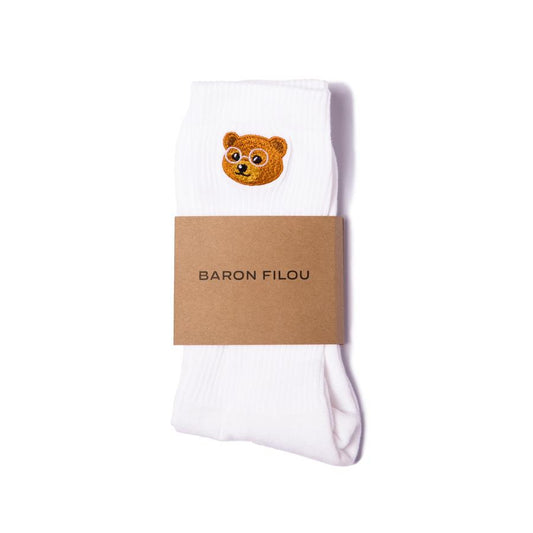 Baron Filou Socks - white
