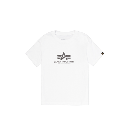 Basic Big Logo Puff Print T-Shirt Women - white