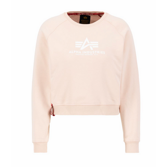 Basic Boxy Sweater Woman - pale peach