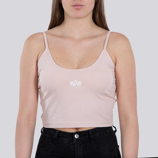 Basic Crop-Top SL Woman - pale peach