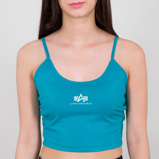 Basic Crop-Top SL Woman - blue lagoon