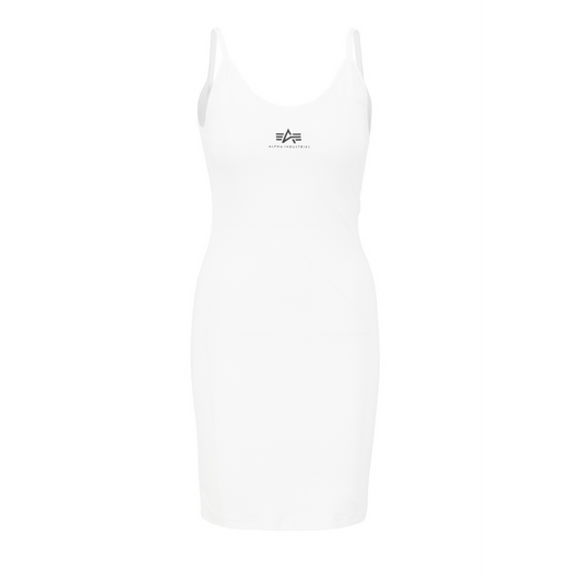 Basic Dress Small Logo Woman - white