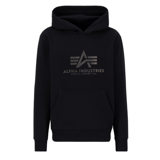 Basic Hoody Carbon - black/black
