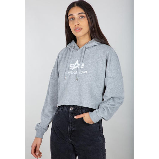 Basic Hoody COS Woman - greyheather/white