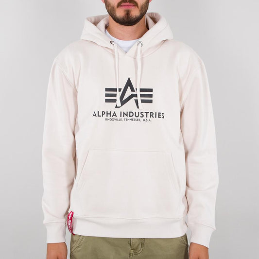 Basic Hoody - jet stream white
