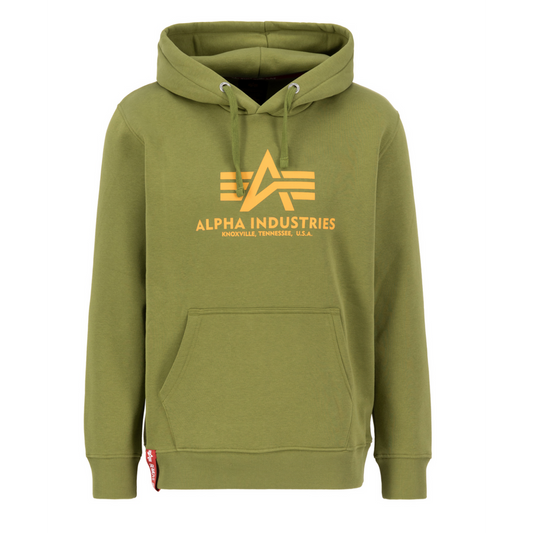 Basic Hoody - moss green