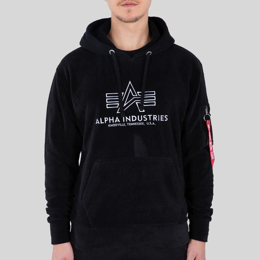 Basic Hoody Polar Fleece - black