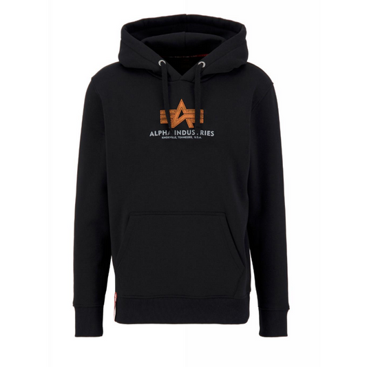 Basic Hoody Rubber - black