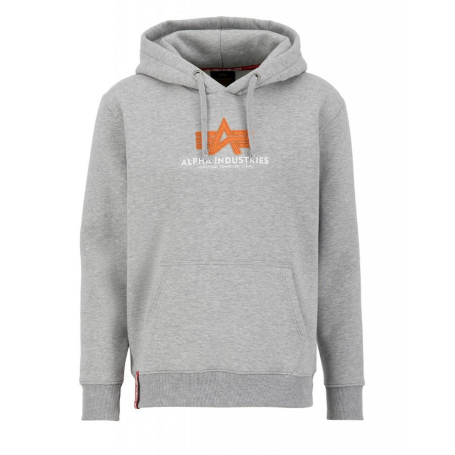Basic Hoody Rubber - greyheather