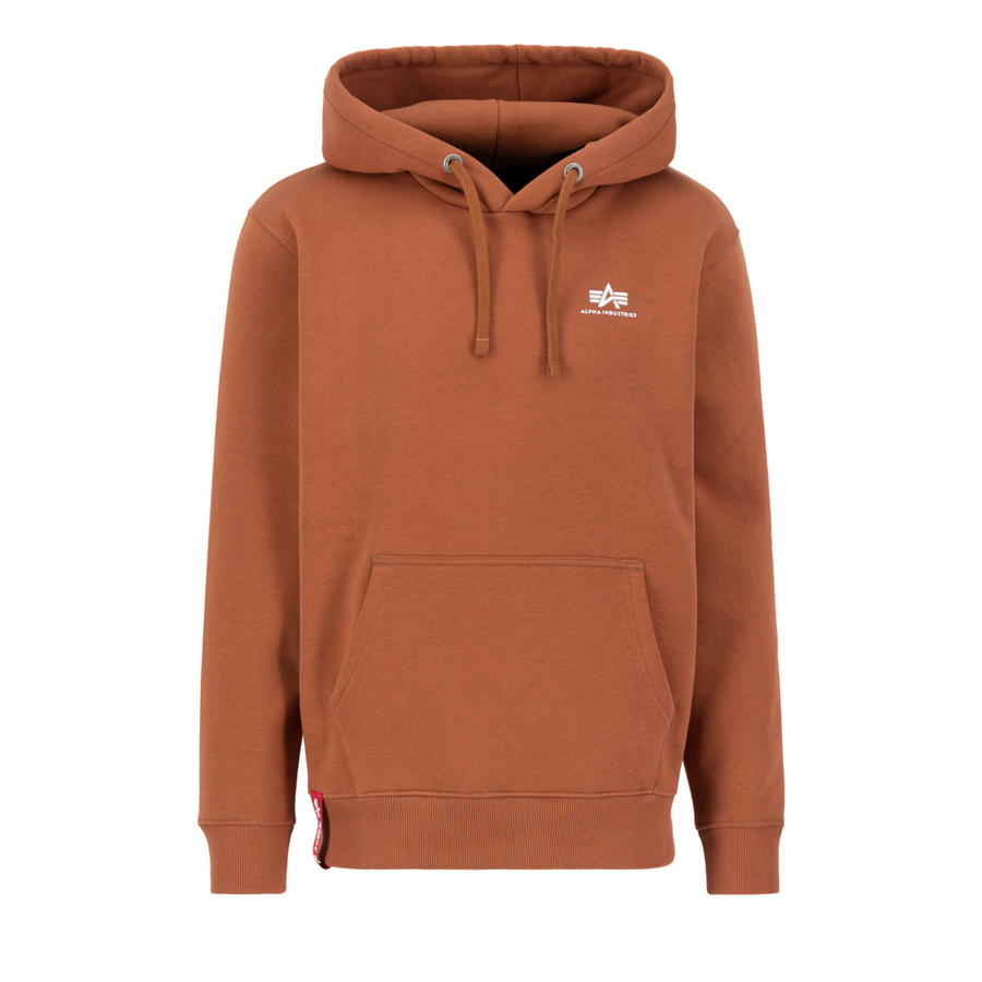 Basic Hoody Small Logo - hazel brown