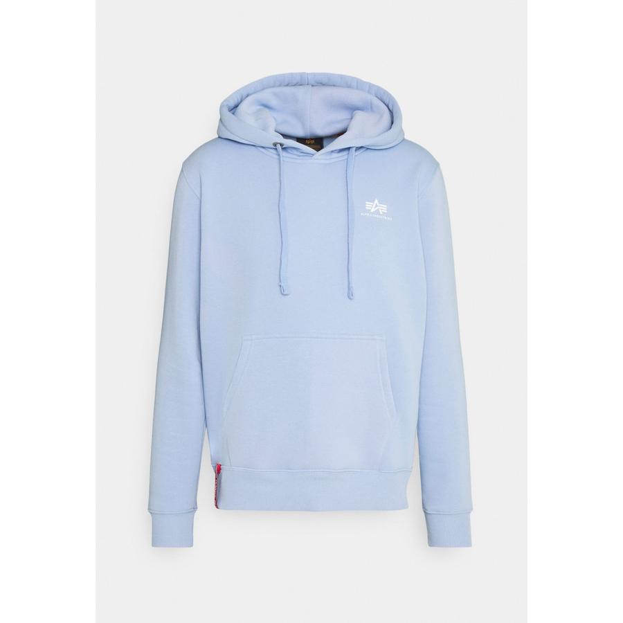 Basic Hoody Small Logo - light blue