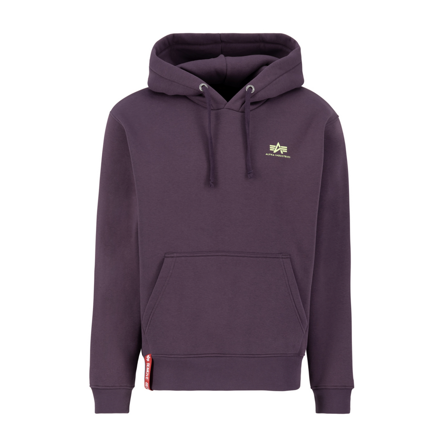 Basic Hoody Small Logo - plum