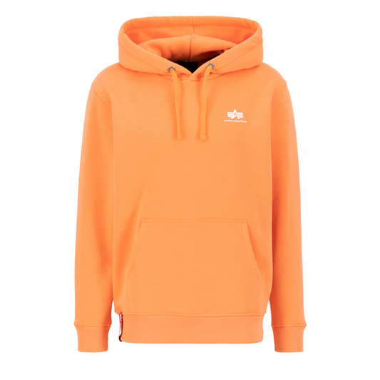 Basic Hoody Small Logo - tangerine