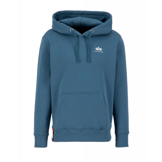 Basic Hoody Small Logo - vintage marine