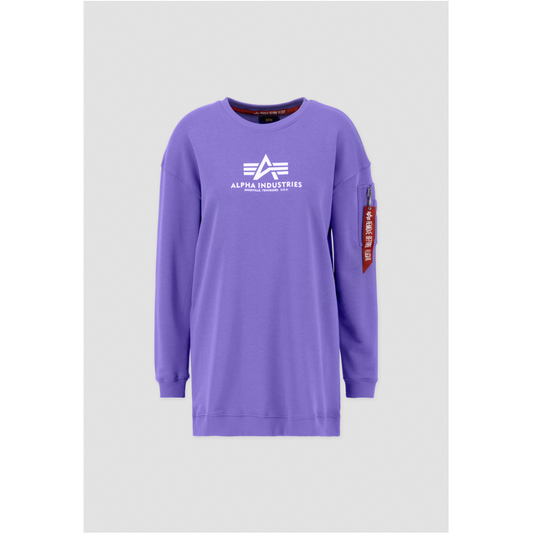 Basic Long Sweater OS Woman - electric violet
