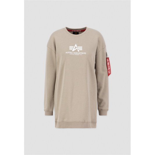 Basic Long Sweater OS Woman - vintage sand