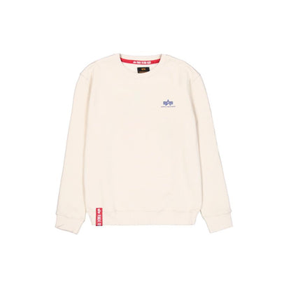Basic Sweater Small Logo - vintage white