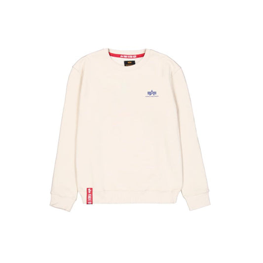 Basic Sweater Small Logo - vintage white