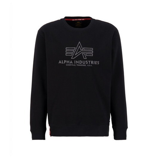 Basic Sweater Embroidery - black/gunmetal