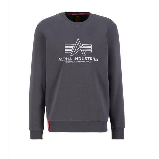 Basic Sweater Embroidery - vintage grey