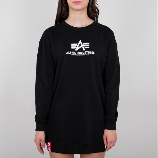 Basic Long Sweater OS Woman - black