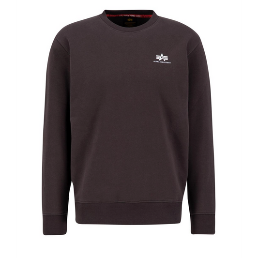 Basic Sweater Small Logo - hunter brown