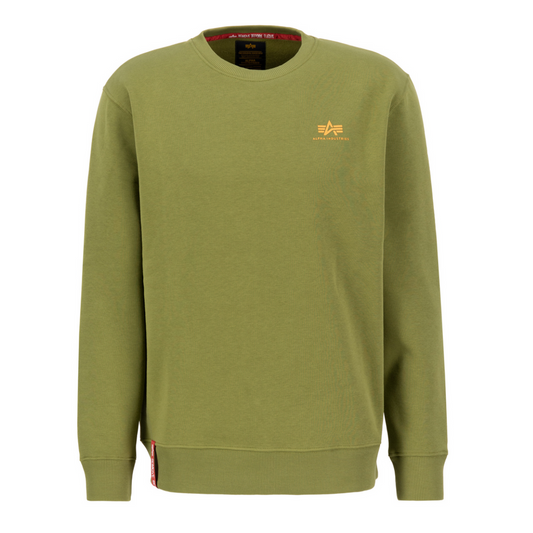 Basic Sweater Small Logo - moss green