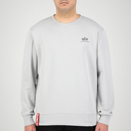 Basic Sweater Small Logo - pastel grey