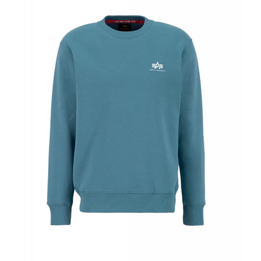 Basic Sweater Small Logo - vintage marine