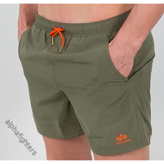 Basic Swim Short - dark olive