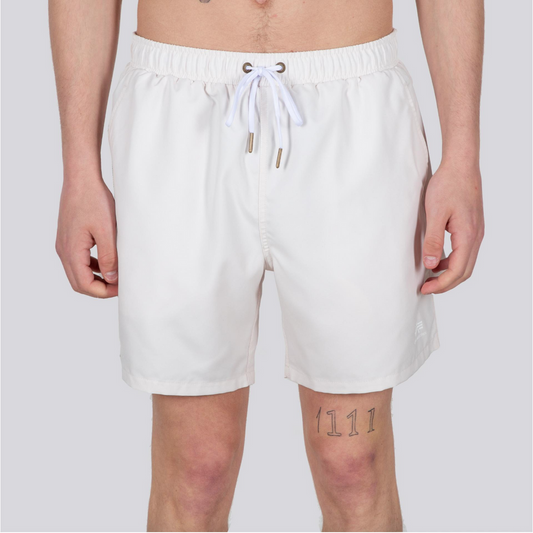 Basic Swim Short - jet stream white