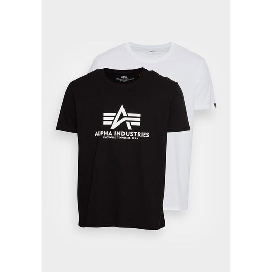 Basic T 2 Pak - black/white