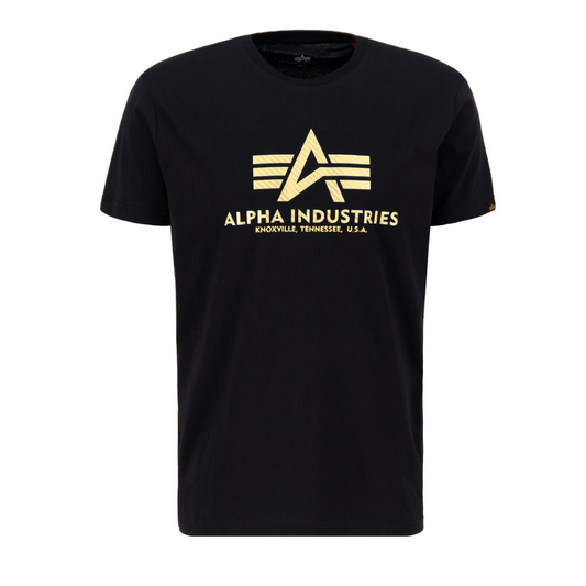 Basic T Carbon - black/gold