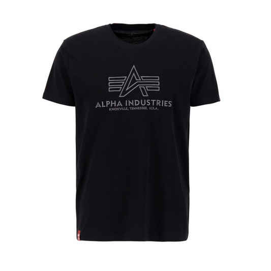 Basic T Embroidery - black/gunmetal