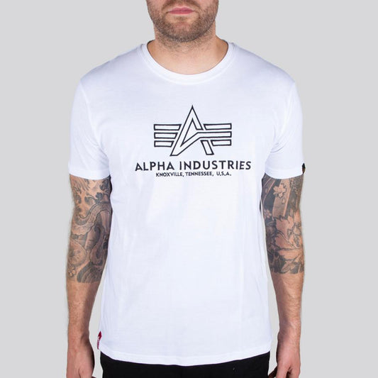 Basic T Embroidery - white