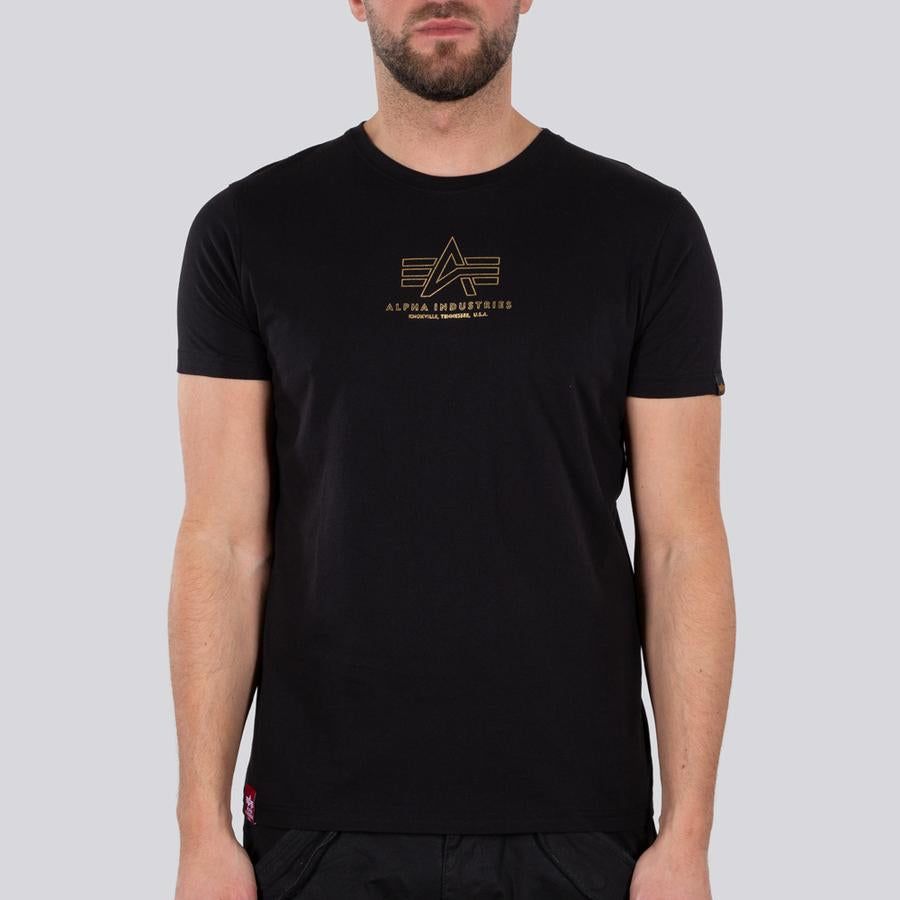 Basic T ML Foil Print - black