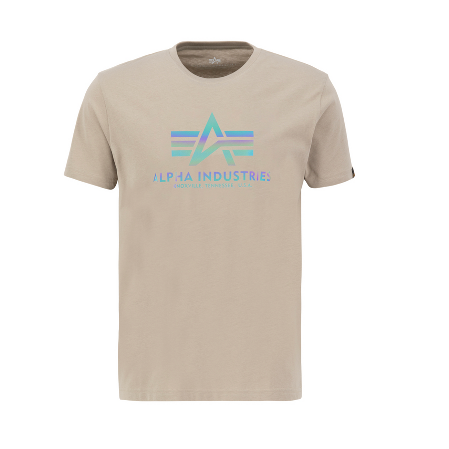 Basic T Rainbow Reflective - vintage sand