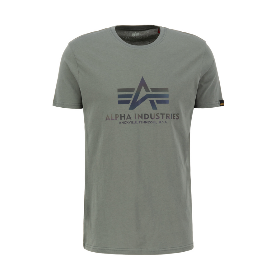 Basic T Rainbow Reflective - vintage green