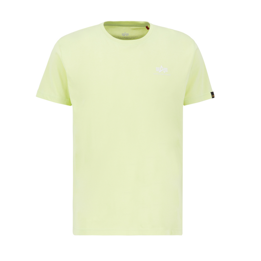 Basic T Small Logo - arctic lime